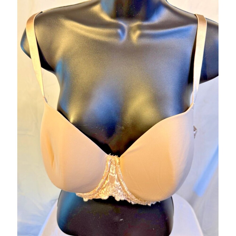 Natori Women's 38DD Nude Lace Underwire Bra Supportive Floral Sexy